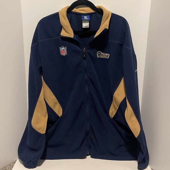Reebok St. Louis Rams Fleece Full Zip Jacket Men’s Size XL Embroidered - Picture 2 of 8